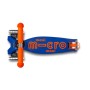 Maxi Micro Deluxe Neon Blaze Orange LED saliekams skrejritenis