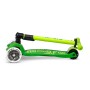 Maxi Micro Deluxe LED Neon Parrot Green saliekams skrejritenis